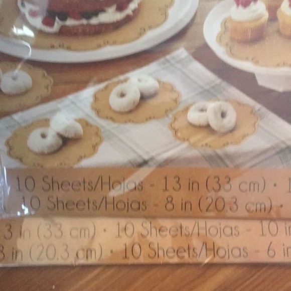 BRAND NEW sealed 40 Kraft brown serving papers assorted sizes - Picture 7 of 7